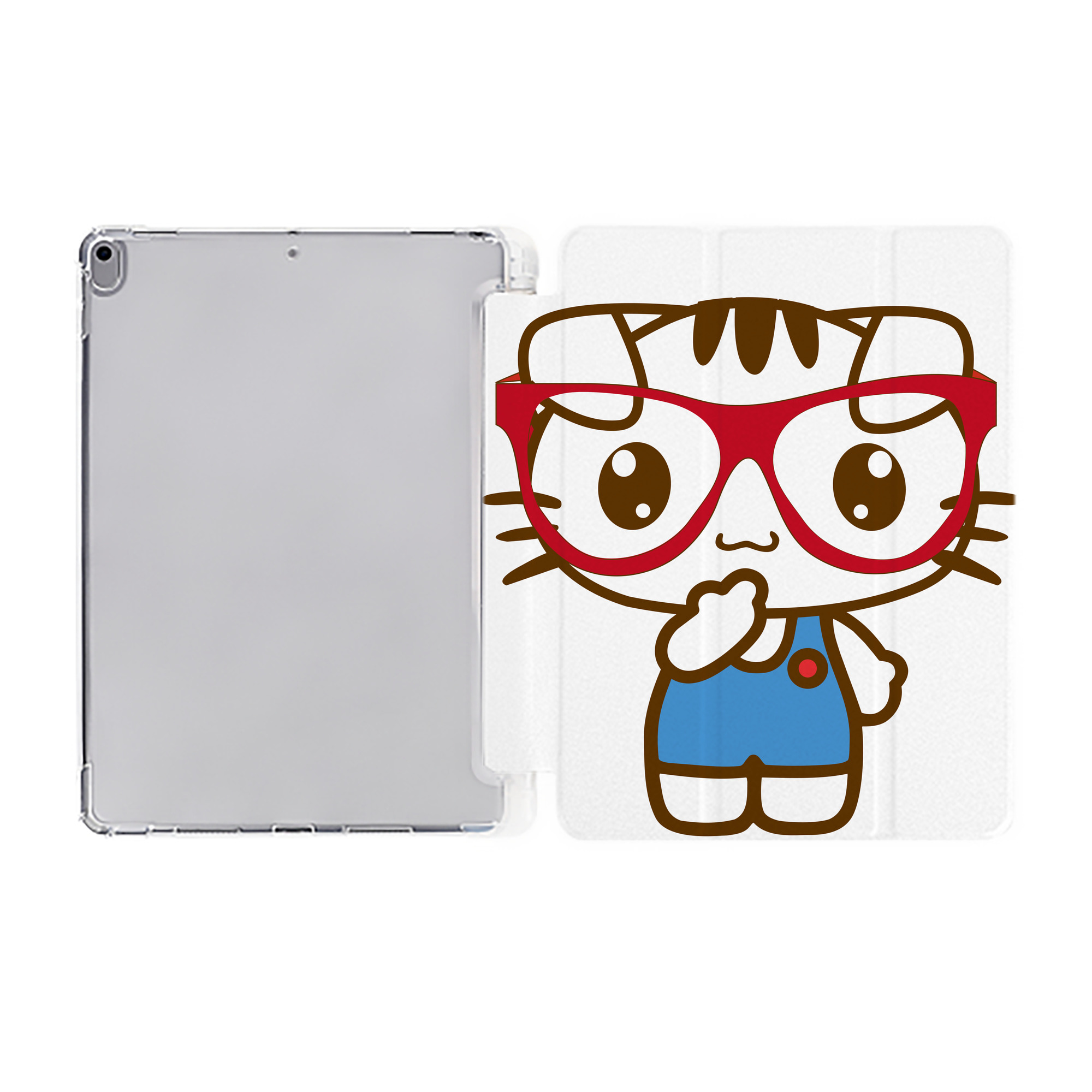（画像用） Hello Kitty ハローキティ IPad ケース ペン収納付き 三つ折りスタンド PUレザー×シリコン 対応機種9.5/10.5/10.9インチ